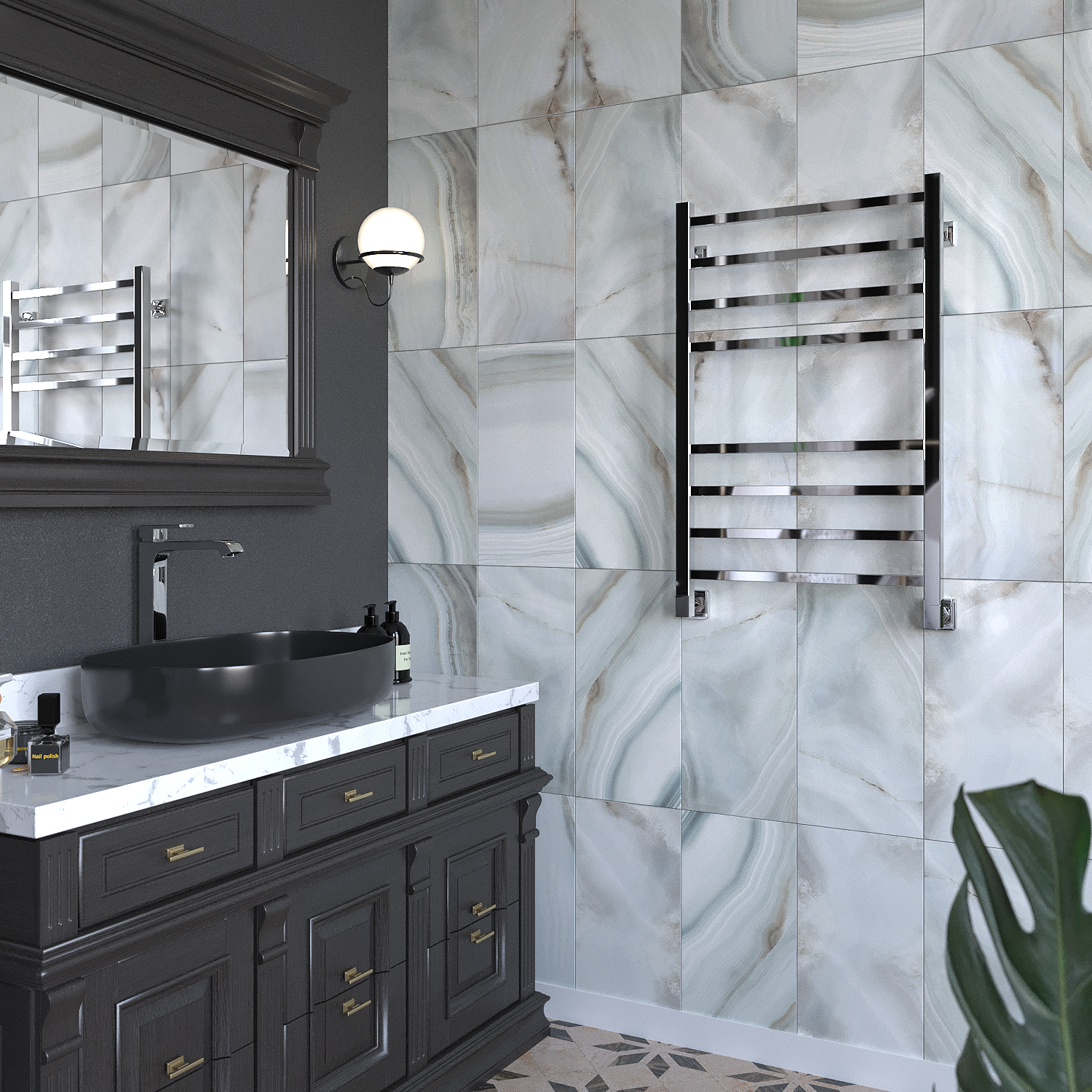 полотенцесушитель водяной stinox quatro 50x80