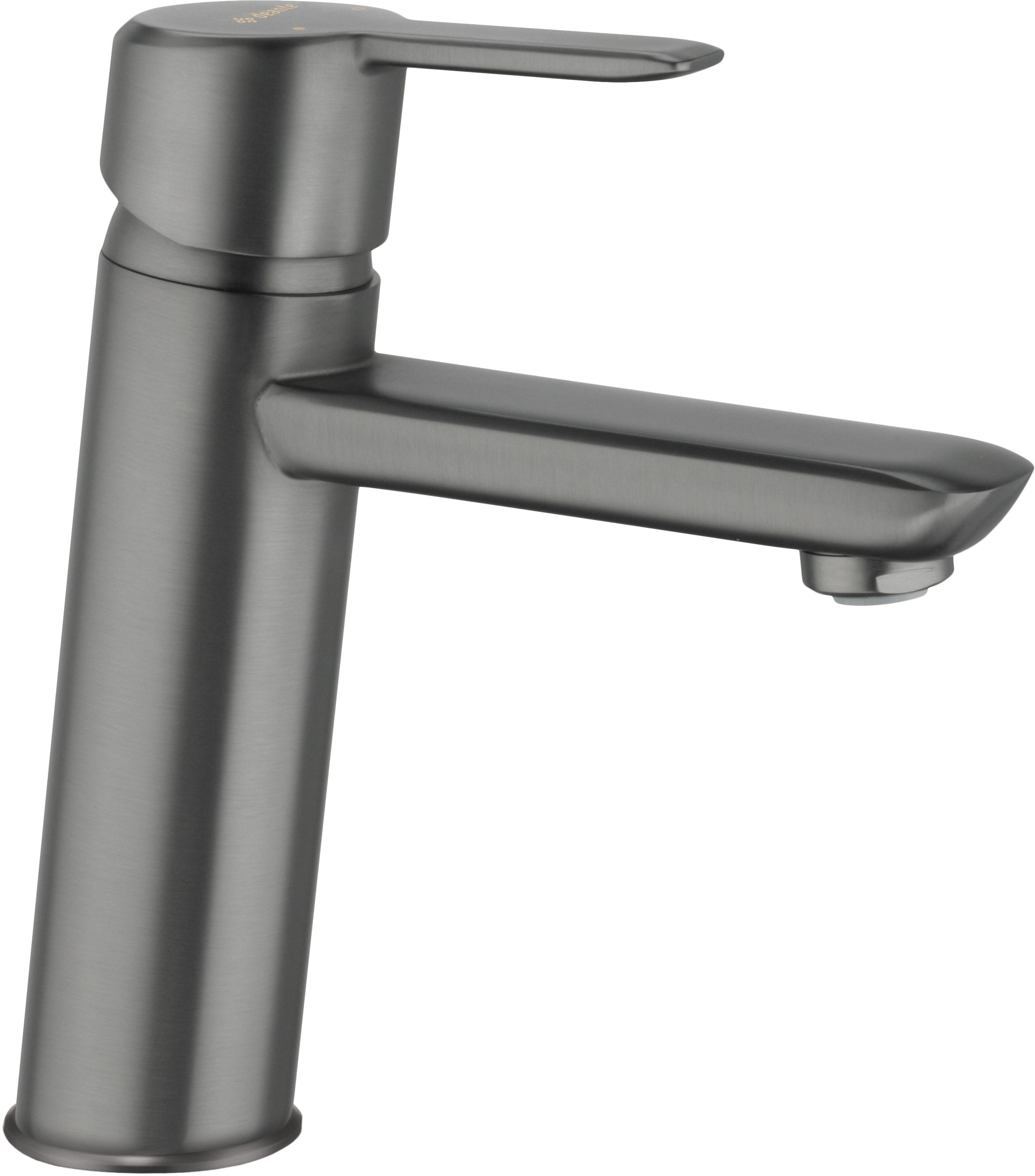 смеситель для умывальника deante arnika titanium bqa_d20m титан