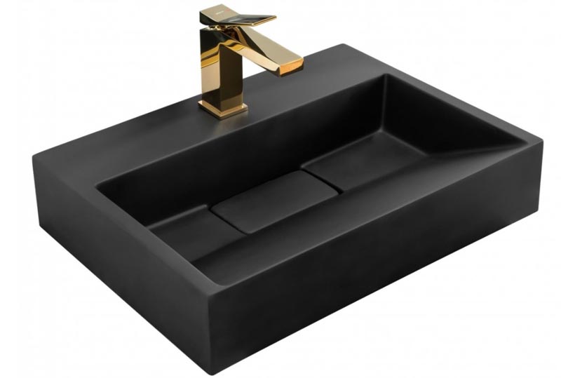 умывальник rea goya black rea-u8779 60x37 черный