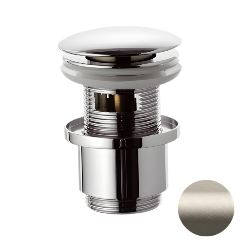 донный клапан с переливом 1”1/4 remer 905cc2114xv сталь