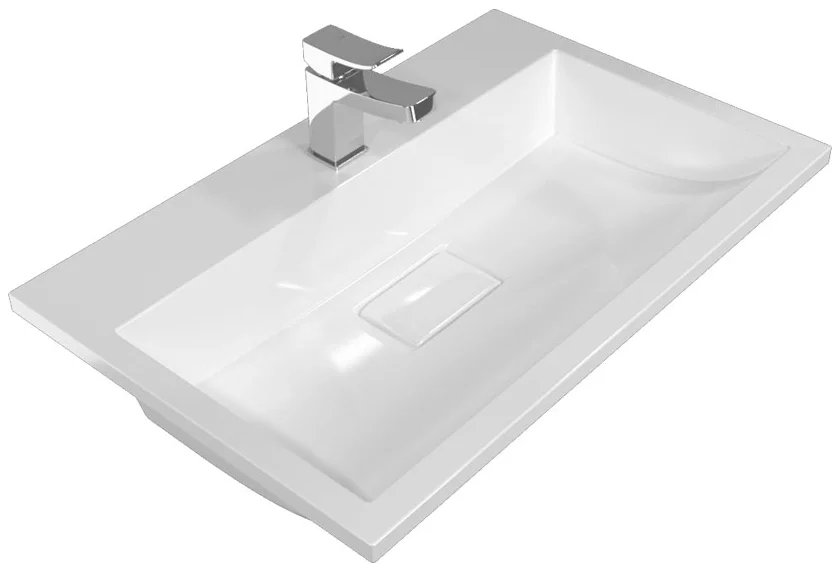 умывальник versalia absolute 50x45 белый глянец