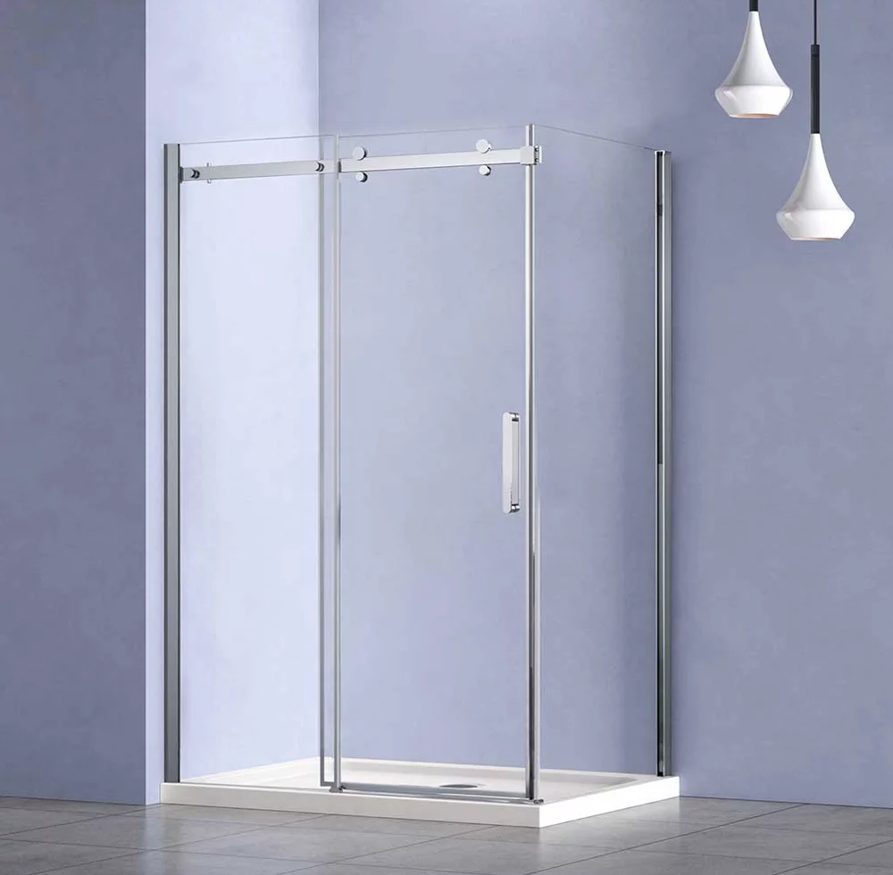 душевой уголок vincea como-n vsr-4cn8015cl 150x80 прозрачное стекло / профиль хром