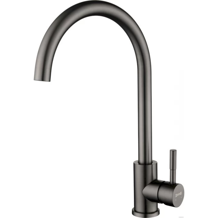 смеситель для кухни zorg libris premium pvd gunblack графит