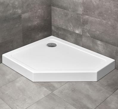 душевой поддон radaway doros pt compact 100x80x11,5 left