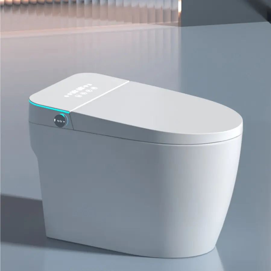 умный унитаз ceruttispa chiara smart ct11167 40x68 с дистанционным управлением, белый