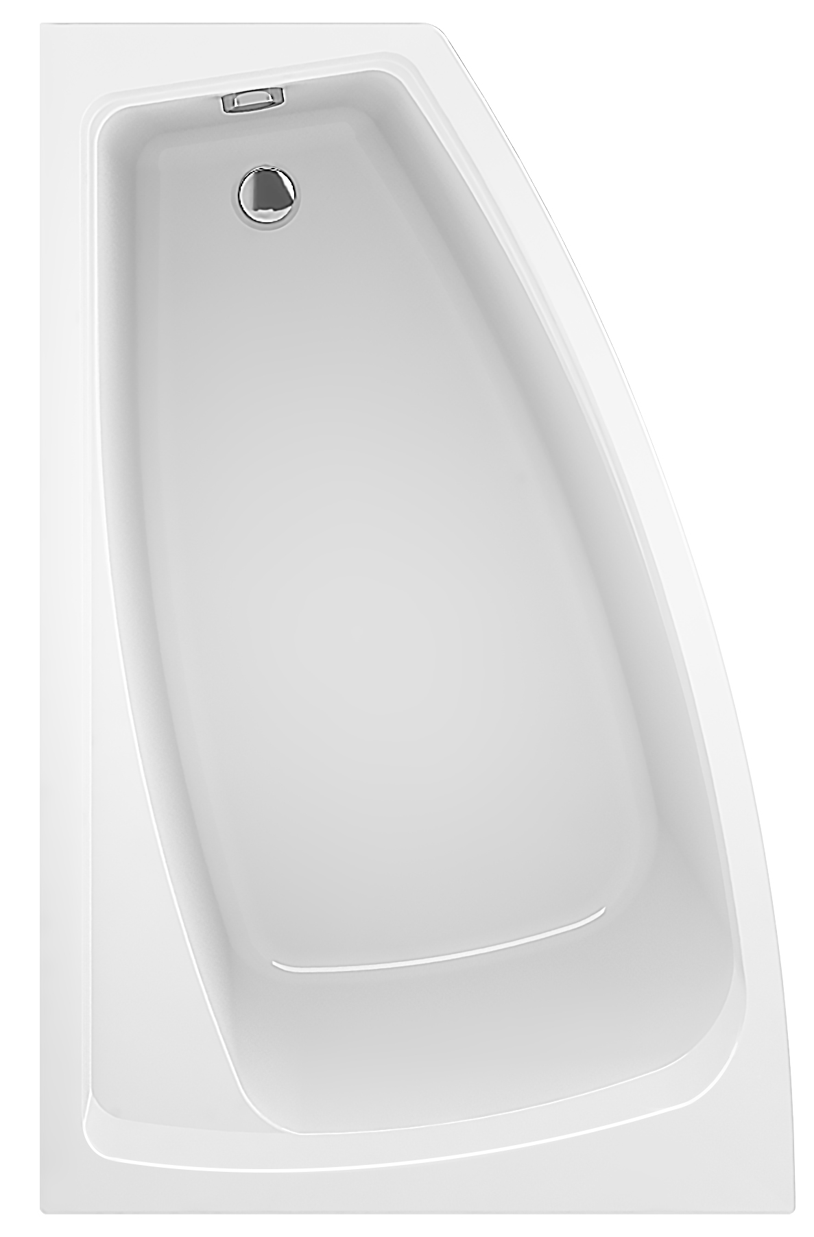 ванна акриловая domani-spa trend l 160x95 левая