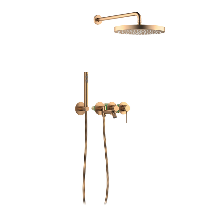душевая система скрытого монтажа timo saona sx-2348/19sm brushed rose gold