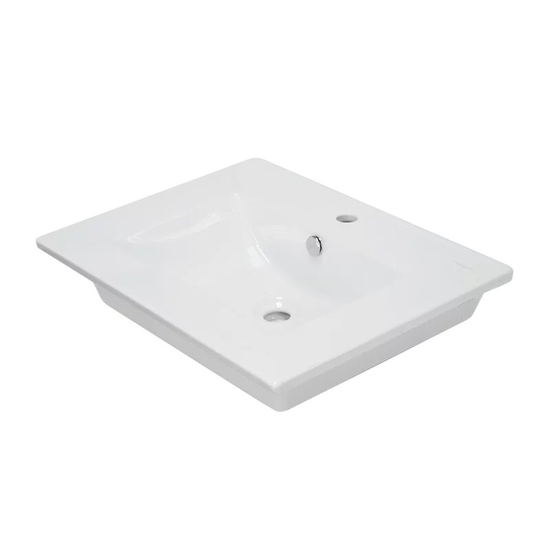 умывальник sanita luxe quadro 75 75x47