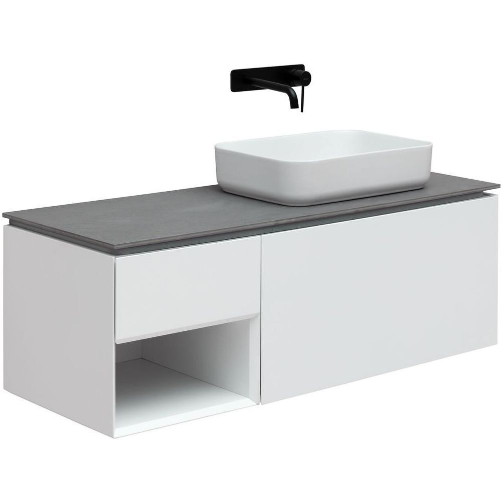 тумба под умывальник allen brau infinity 120 r 1.21008.wm белый матовый правый