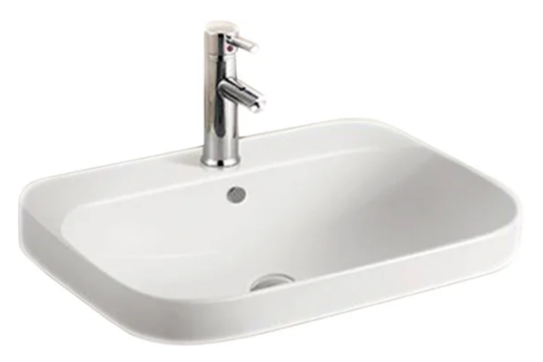 умывальник встраиваемый santiline sl-2108 60x45 белый