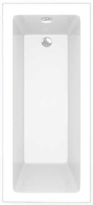 ванна акриловая bonito home (banoperito) delia 180x80 с ножками