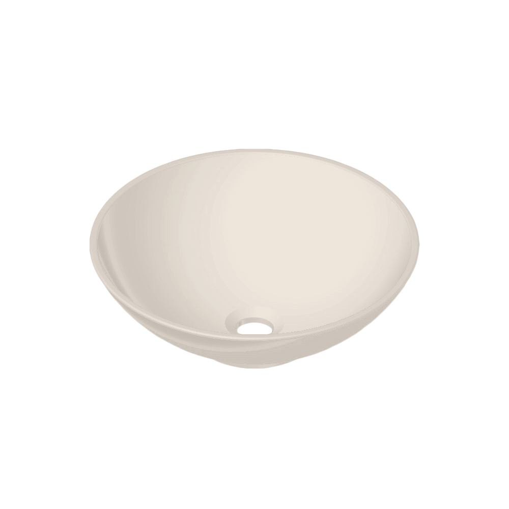 умывальник накладной radostone sfera 40,5x40,5 кремовый