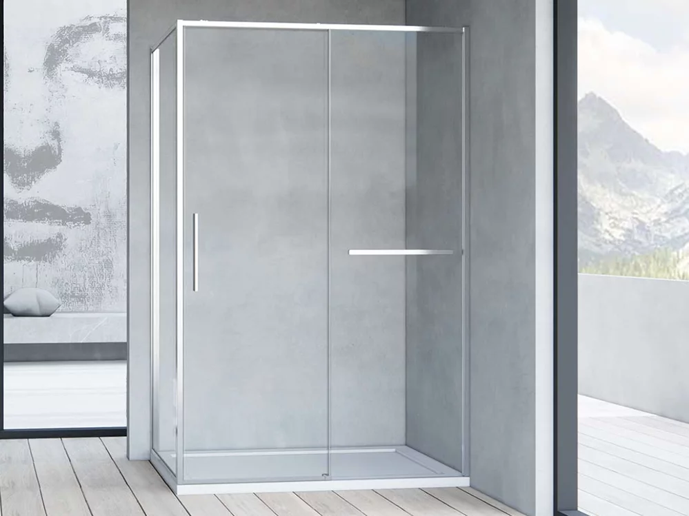 душевой уголок vincea slim soft vsr-1ss1011cl 110x100 прозрачное стекло / профиль хром