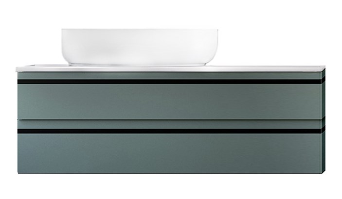 тумба подвесная kolpa-san alexis oa 120 green, зеленый матовый