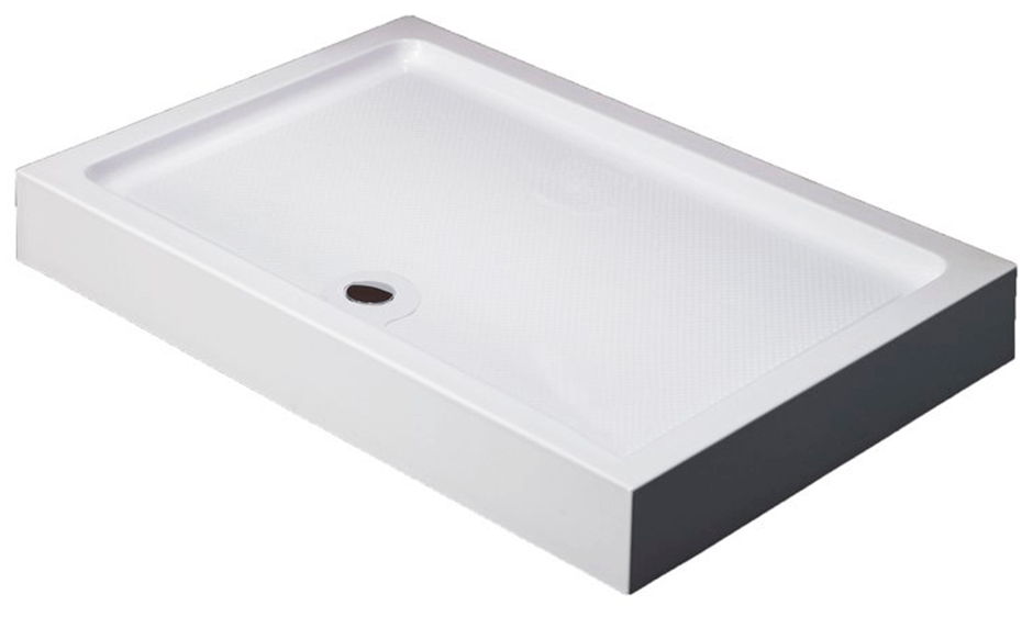 душевой поддон black&white stellar wind rs-0810h 100x80 белый