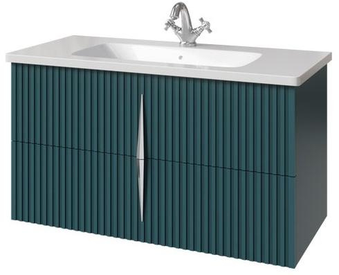 тумба подвесная caprigo novara 100 35917-sf013 синий глянец