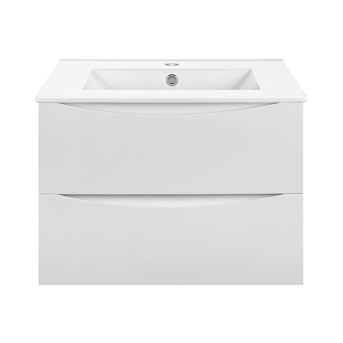 тумба подвесная vincea mia 600 g.white vmc-2mc600gw белый глянец