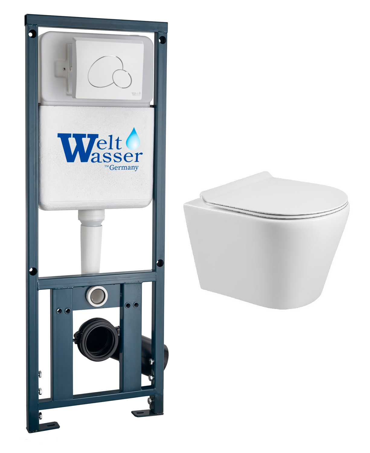 комплект инсталляции welt-wasser marberg 410 rd wt с унитазом alpen a01s