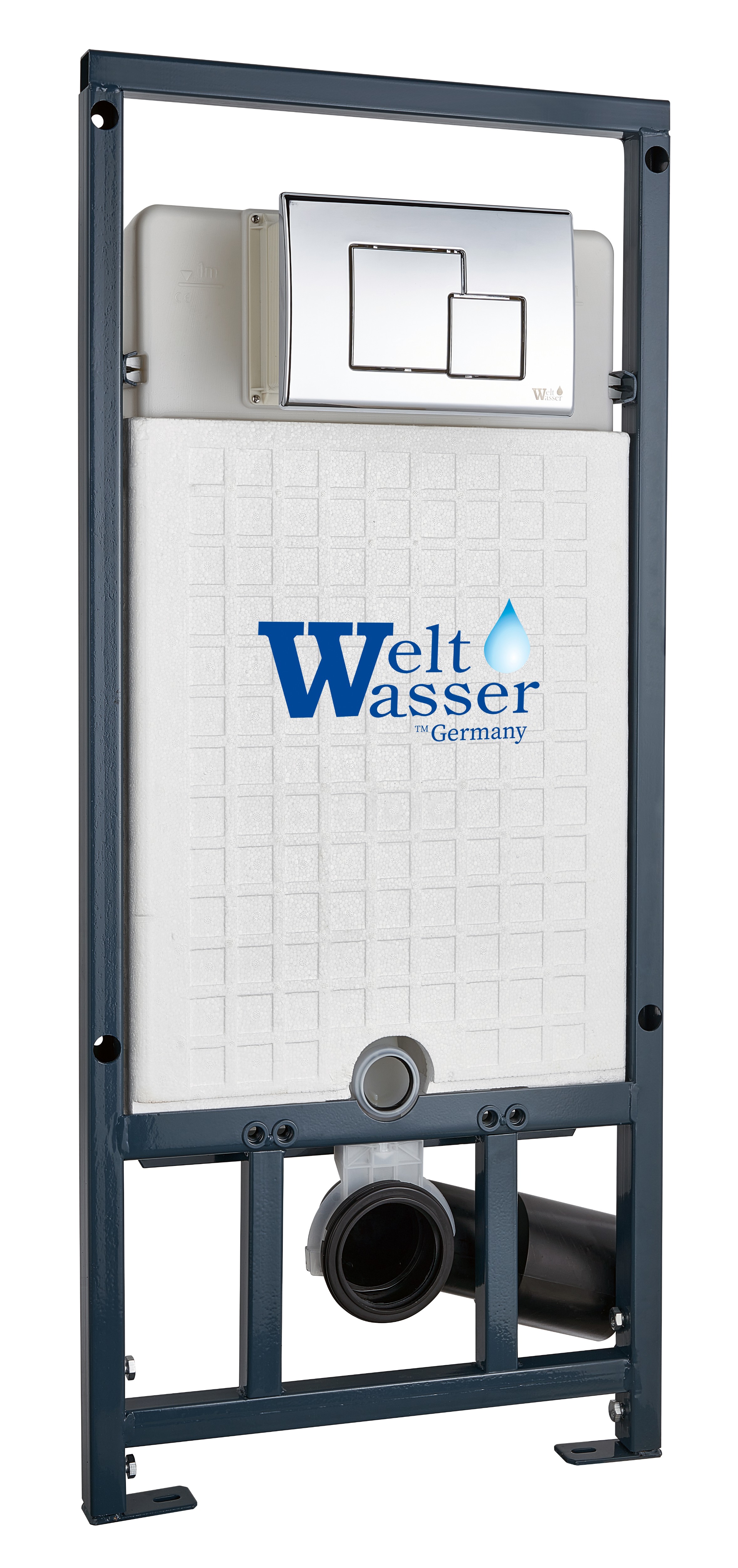 инсталляция welt-wasser marberg 507 se wt с клавишей смыва, белый