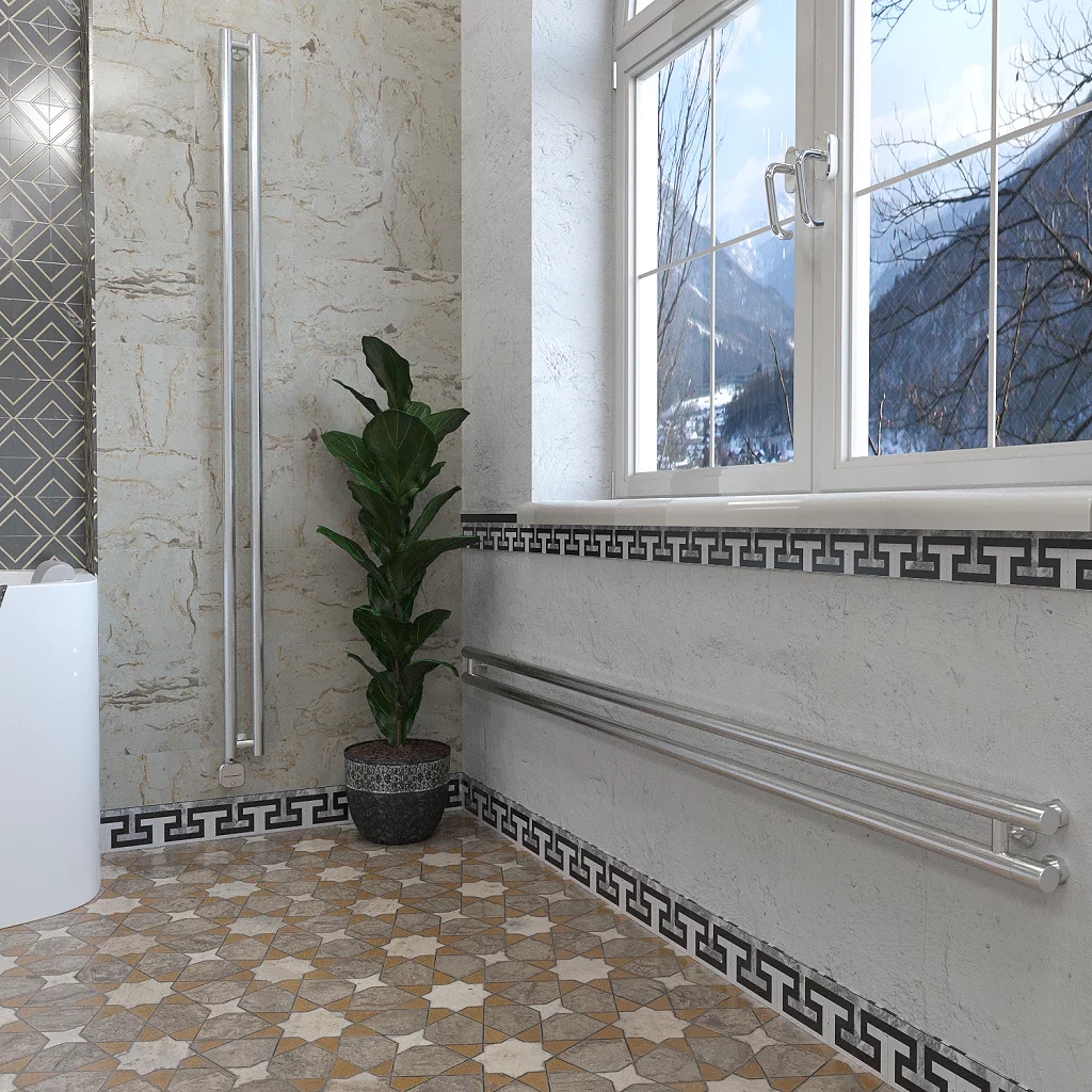 дизайн-радиатор отопления stinox minori design 10x180 сатин