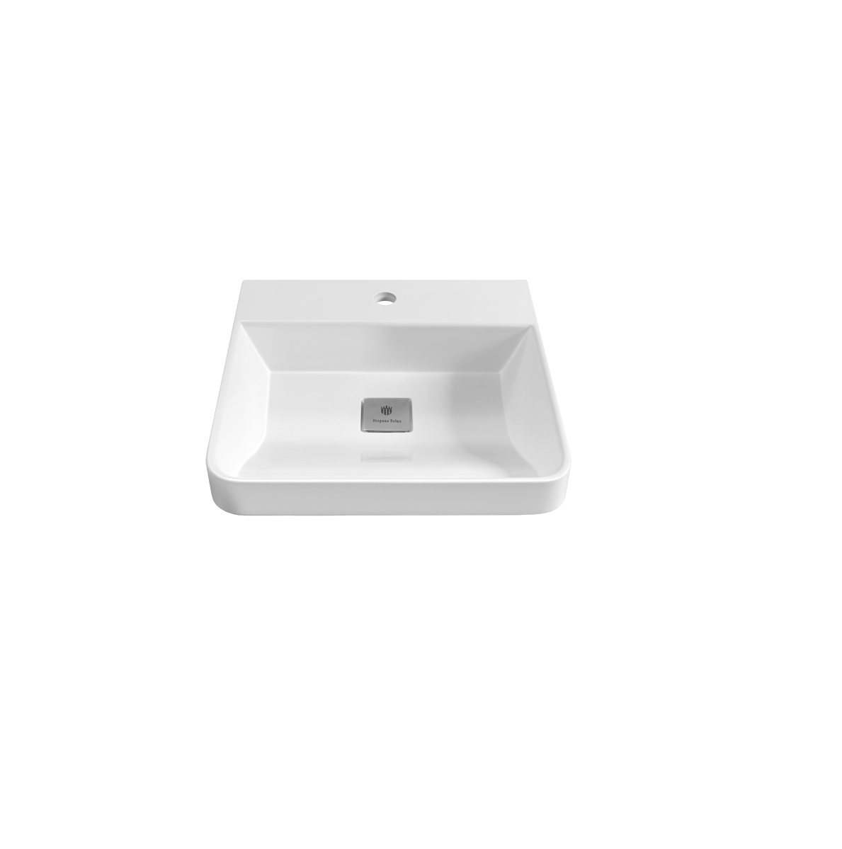 умывальник белюкс бланес лайт 500 solid surface, белый матовый