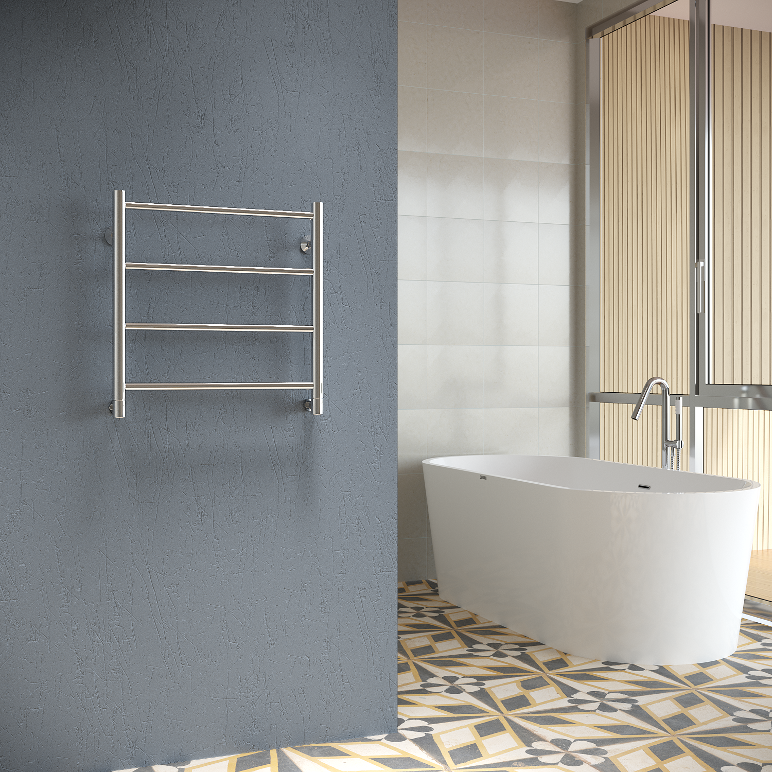 полотенцесушитель водяной stinox toscana 50x50