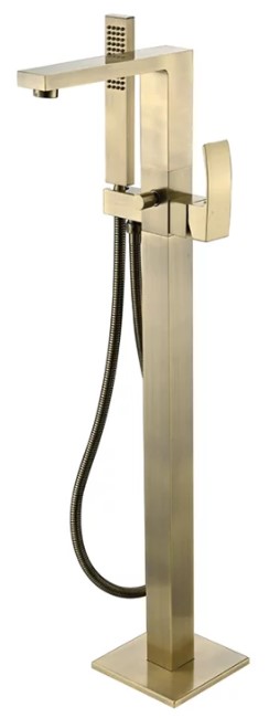 смеситель для ванны напольный vivi felice 1050 bronzo бронза