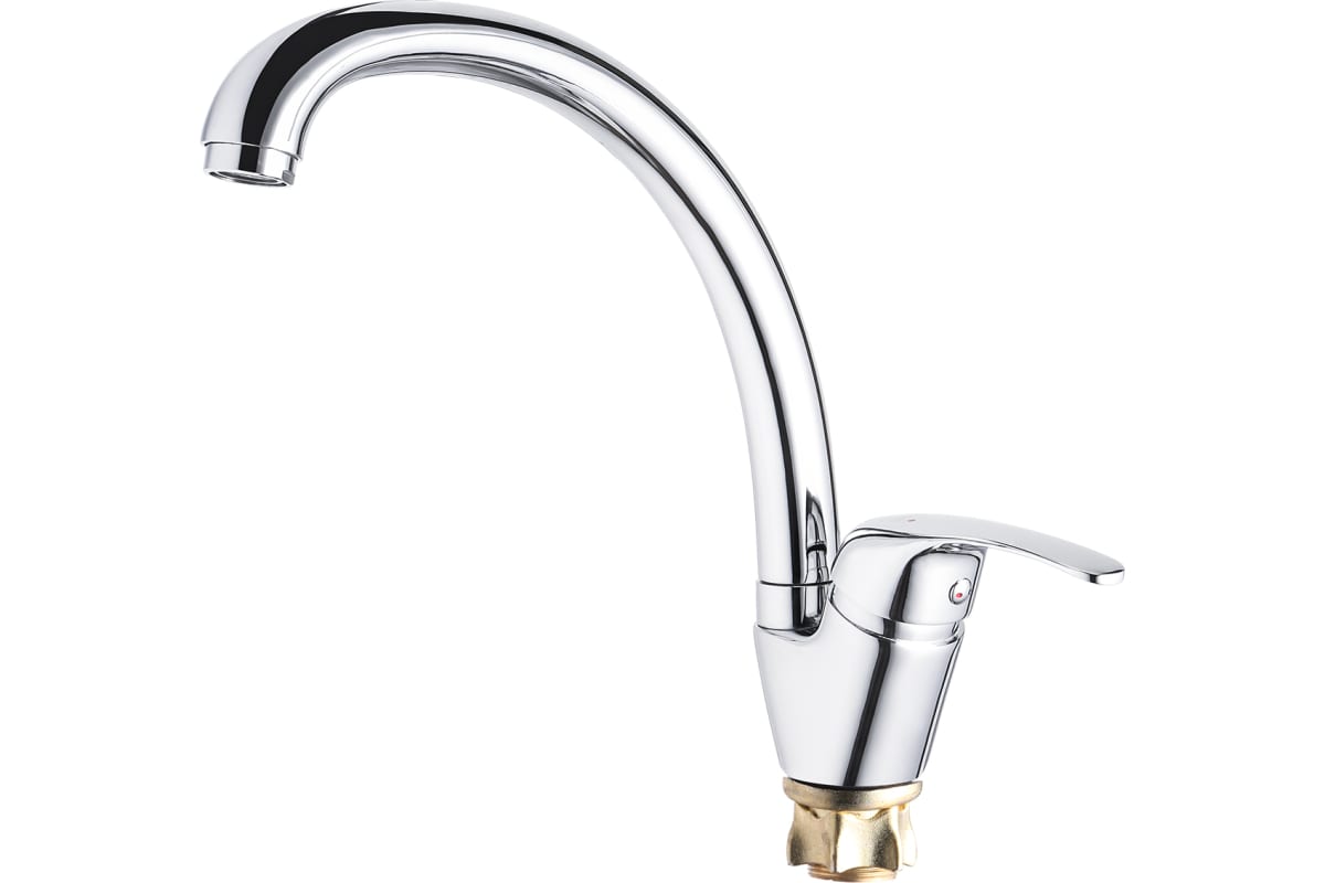 смеситель для кухни maxonor mn4116-2 хром