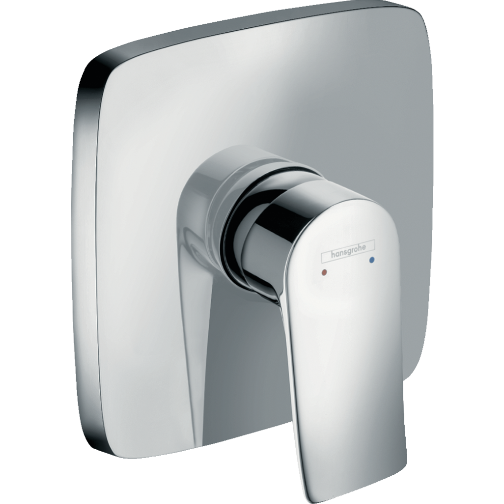 смеситель скрытого монтажа для ванны hansgrohe metris 31456000 хром