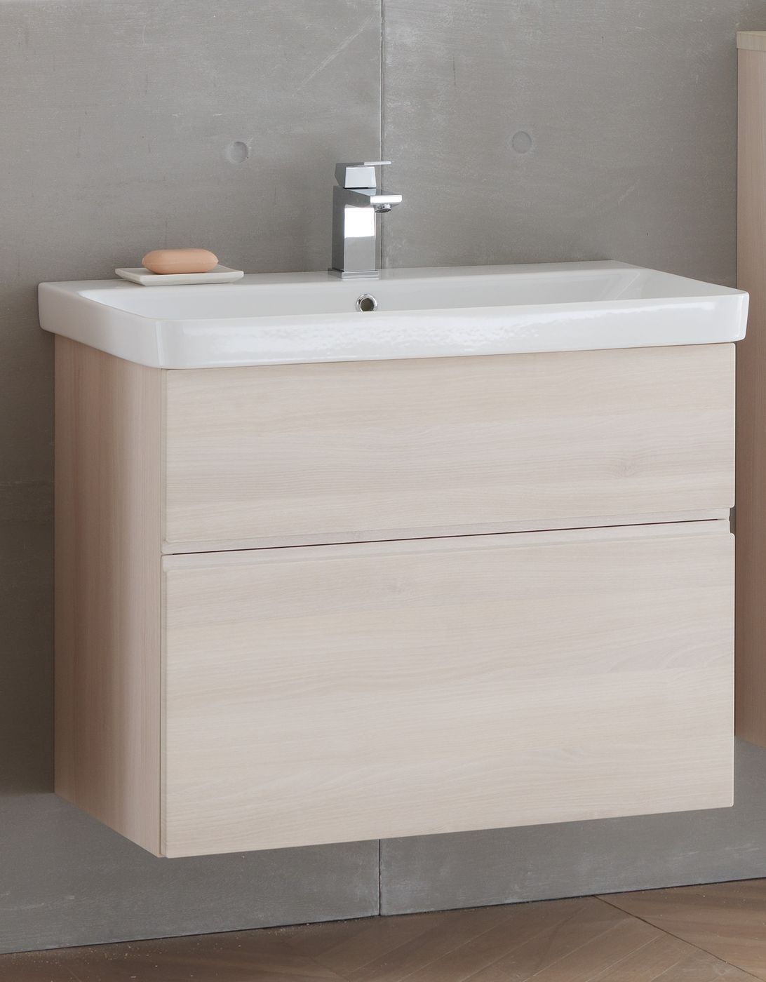 тумба подвесная kolpa-san oxana ouo 60 white matt, белый матовый