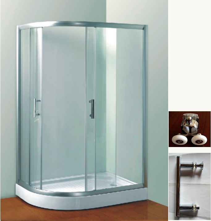 душевой уголок coliseum tm 817 r 100x80 (тонированные стекла)