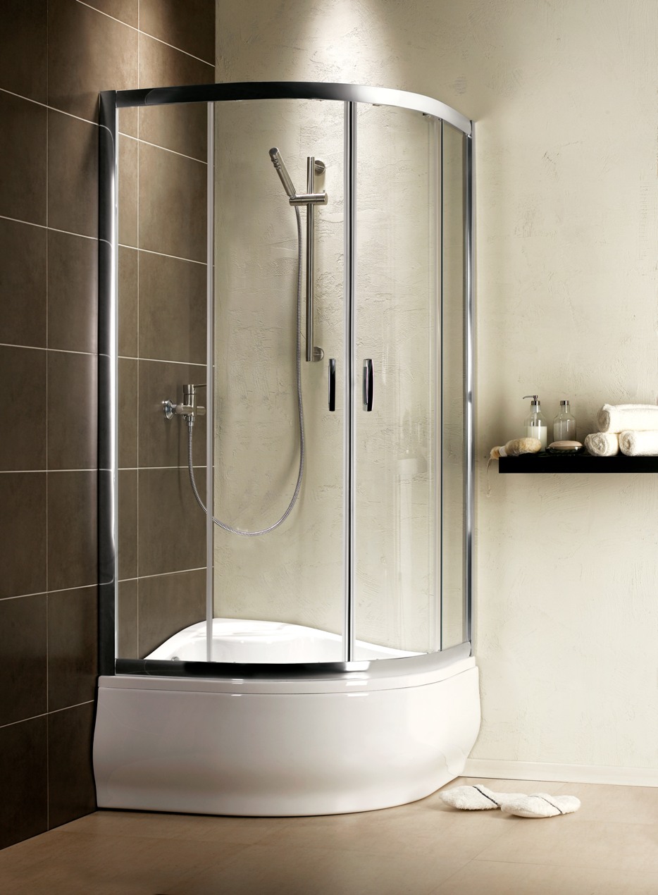 душевой уголок radaway premium plus a 90x90x170 стекло коричневое