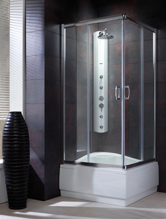 душевой уголок radaway premium plus c 90x90x170 стекло коричневое