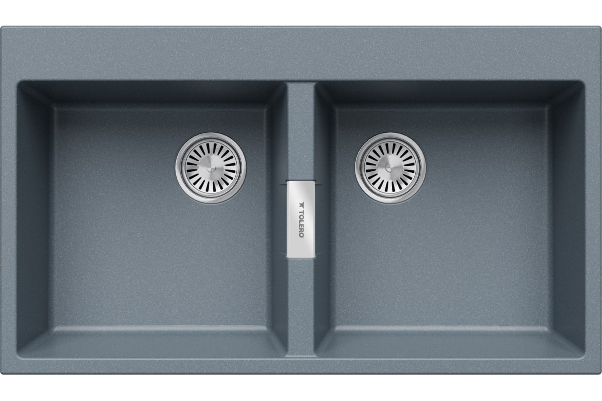 мойка кухонная tolero loft tl-862 грей