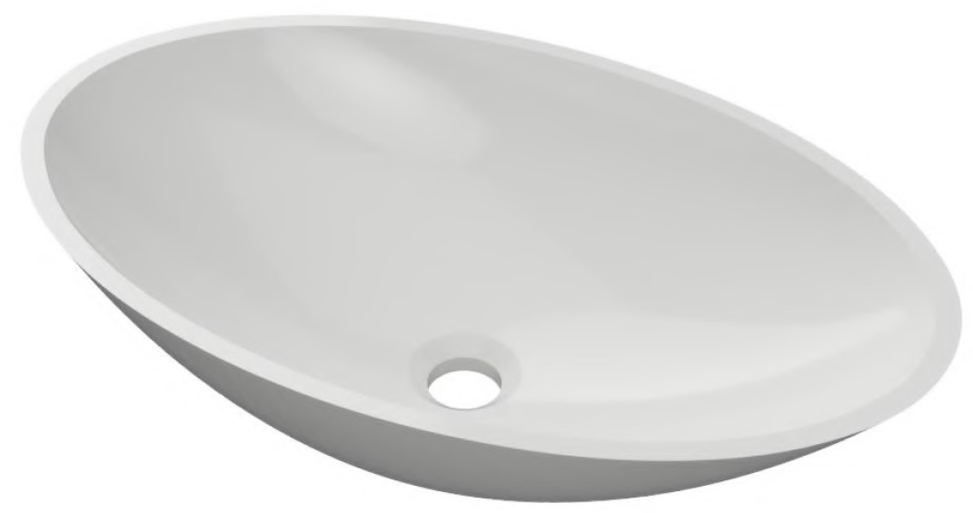 умывальник накладной aquastone aqs 6 56x35 белый глянец