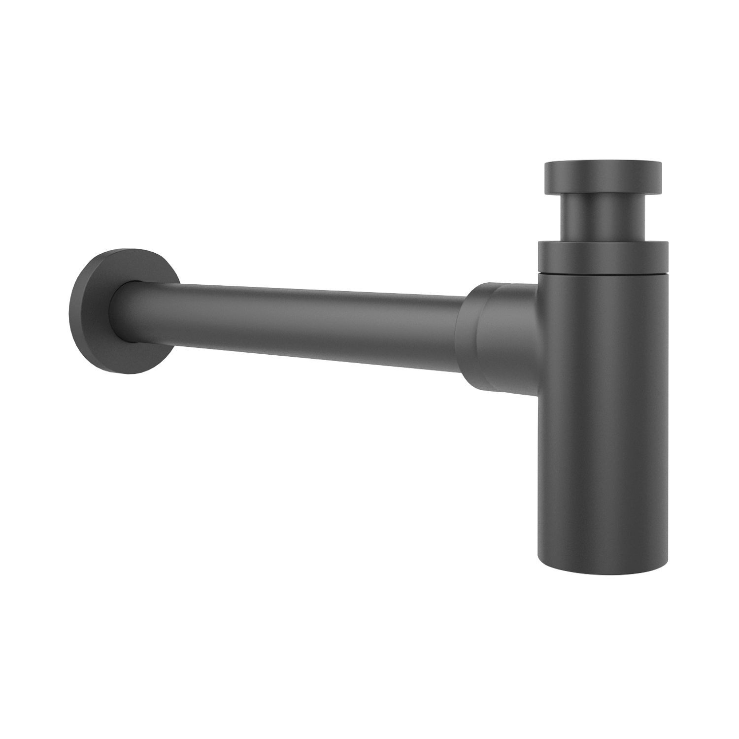 сифон для умывальника wellsee drainage system 182105000 матовый черный