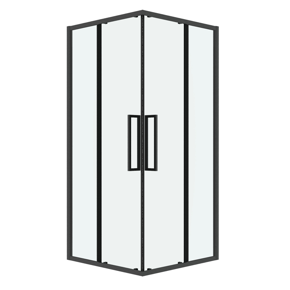 душевой уголок grossman cosmo 100x100 стекло прозрачный / профиль графит сатин