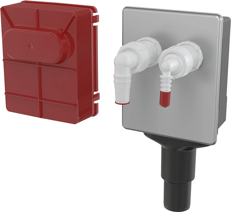сифон для стиральной машины alcaplast aps6 под штукатурку