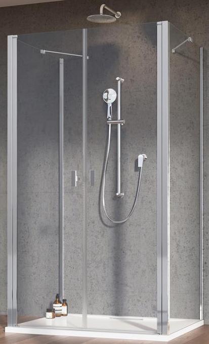 душевой уголок radaway nes dwd+2s 110x90 стекло прозрачное