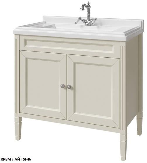 тумба напольная caprigo albion concept 90 34013uv-sf46 кремовый