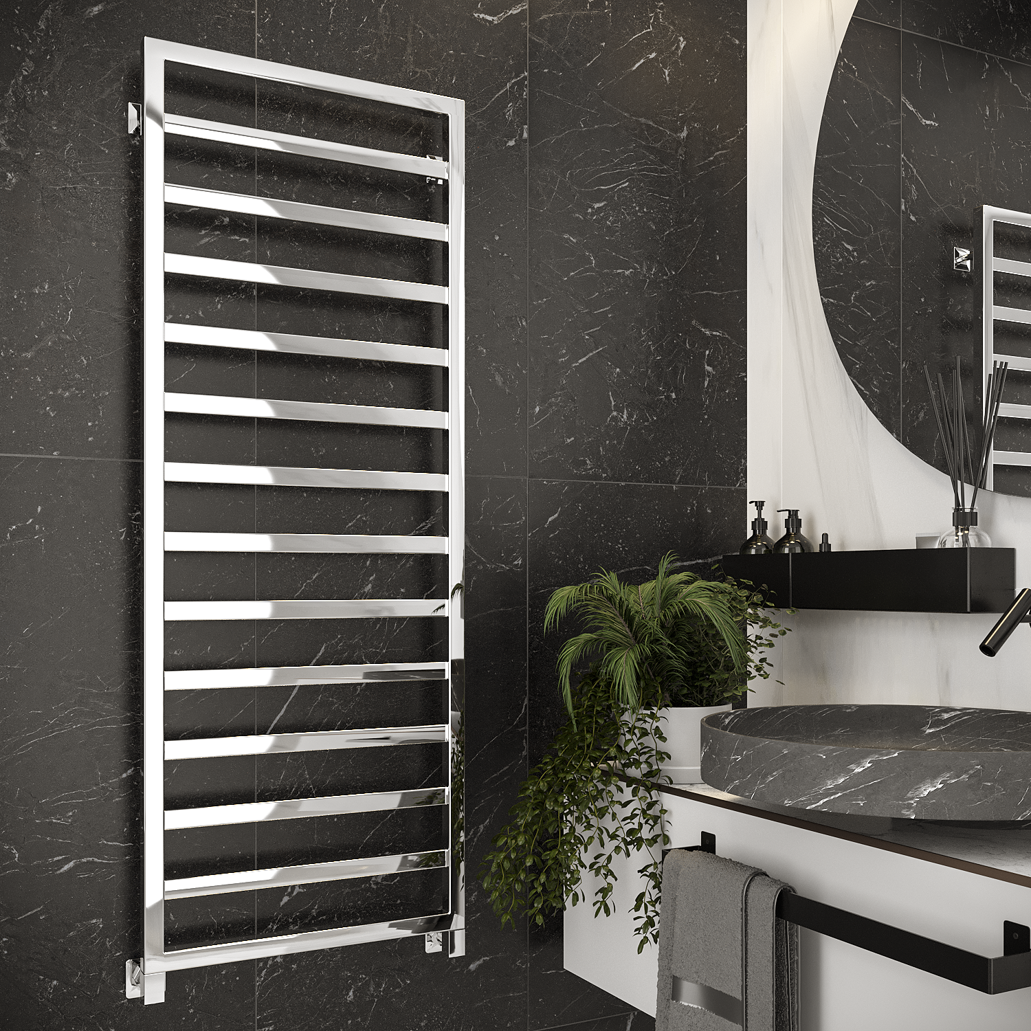 полотенцесушитель водяной stinox bergamo 50x140