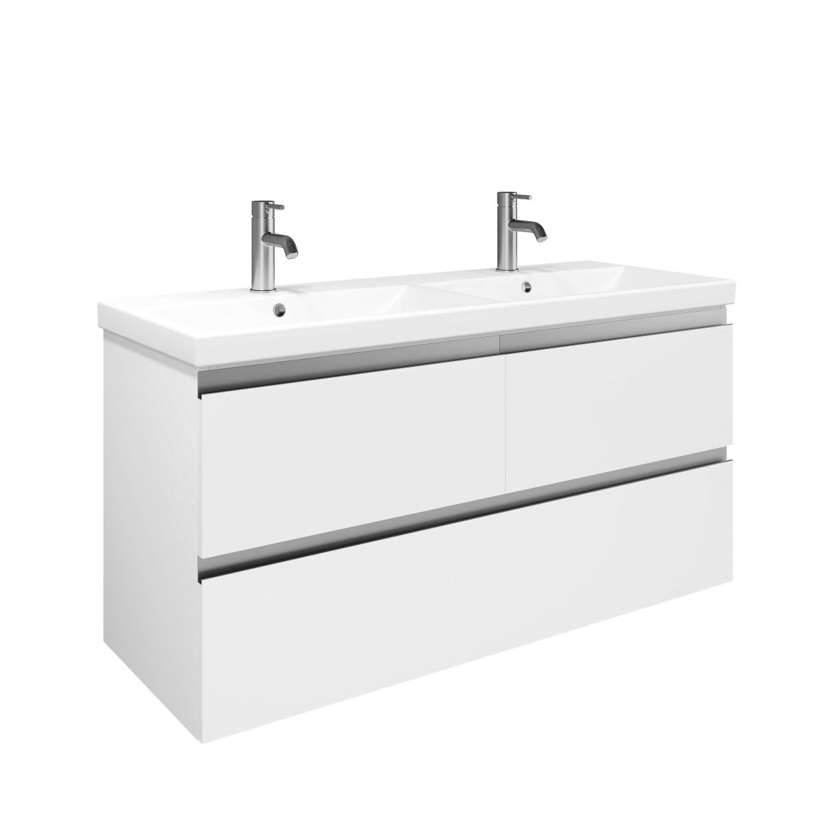 тумба под умывальник laparet electra 120 le-wcab-120d-101 белый глянец