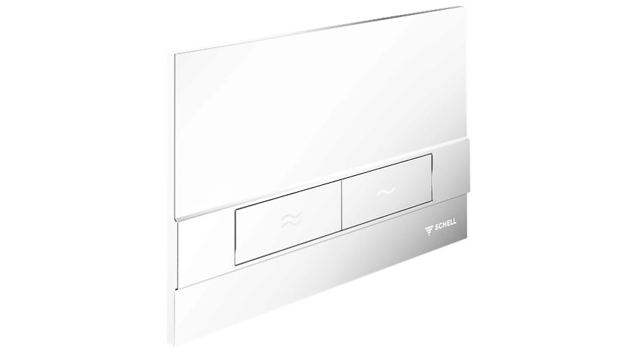клавиша смыва schell board 031201599 белый