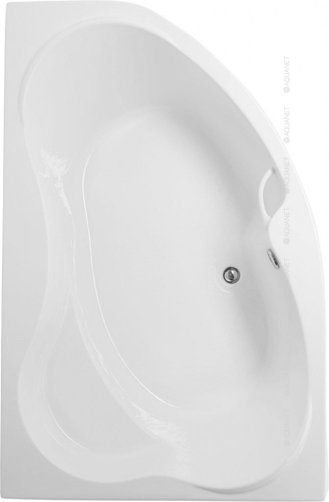 ванна акриловая aquanet capri 170x110 l левая с каркасом