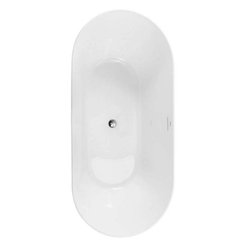 ванна акриловая belbagno bb416-1700-800 170,5x80 белый