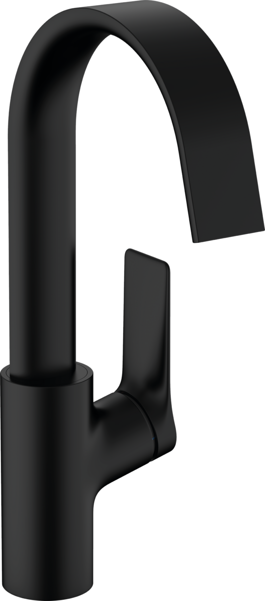смеситель для умывальника hansgrohe vivenis 75030670 черный матовый