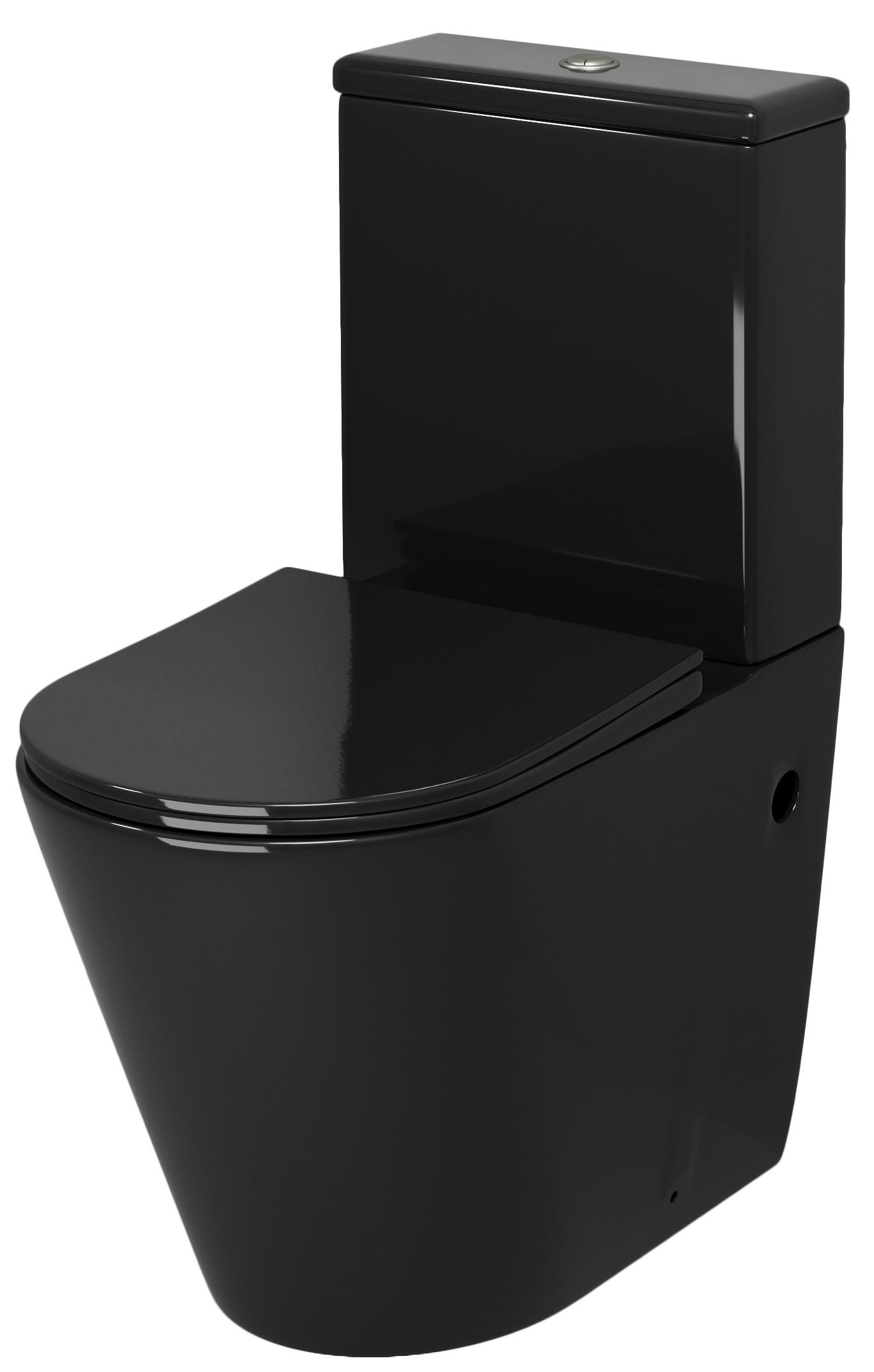 унитаз-компакт grossman gr-4480bs 62x36,5 сиденье duroplast, микролифт, черный глянец