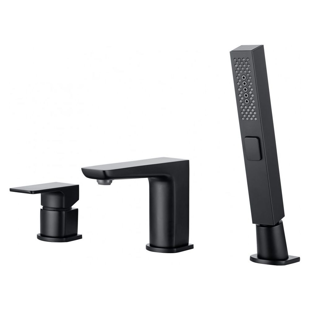 смеситель на борт ванны allen brau infinity 5.21008-31 черный