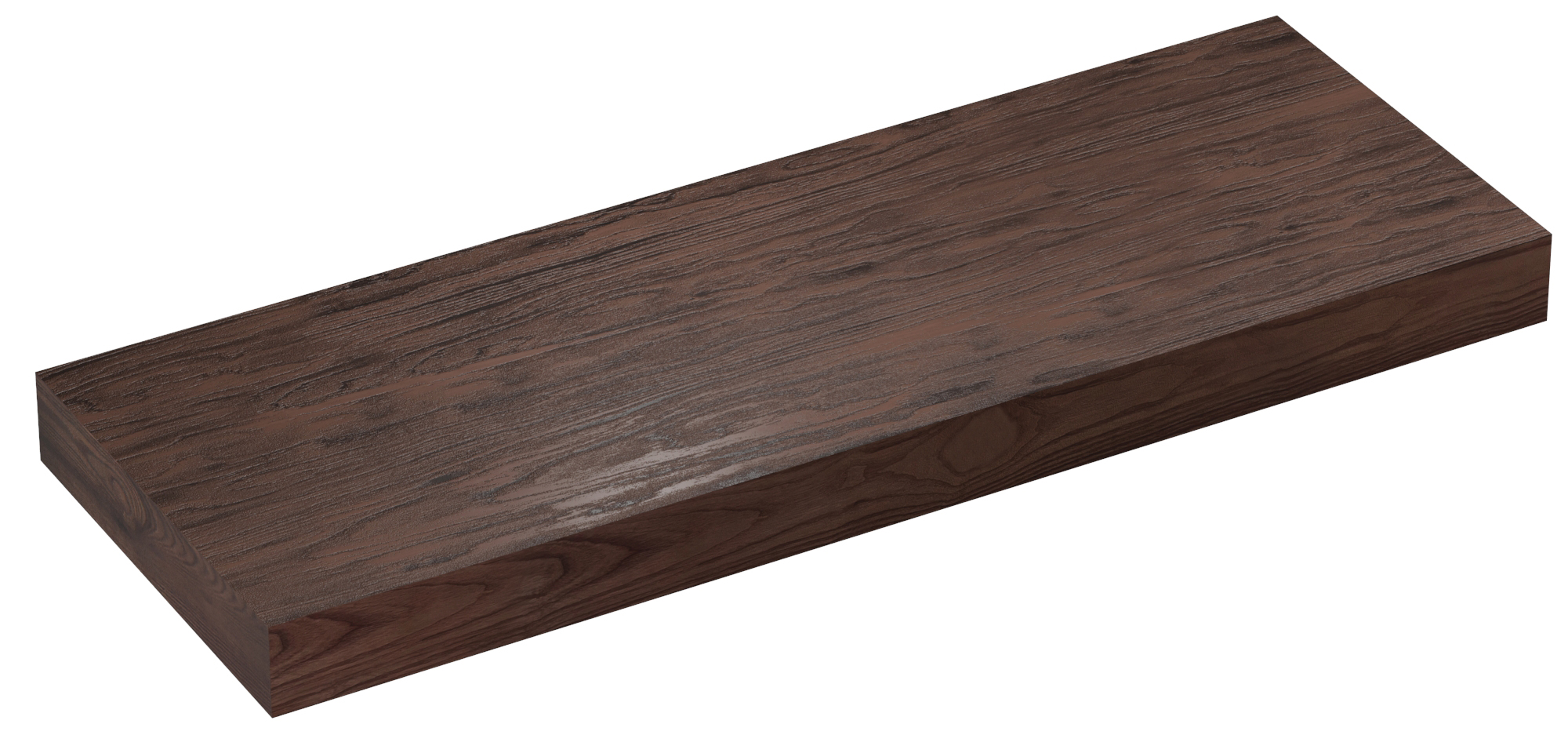 настенная столешница для умывальника wellsee genuine tree 140x50 темный дуб гварнери