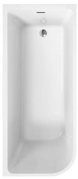 ванна акриловая belbagno 160x73 белая, правая